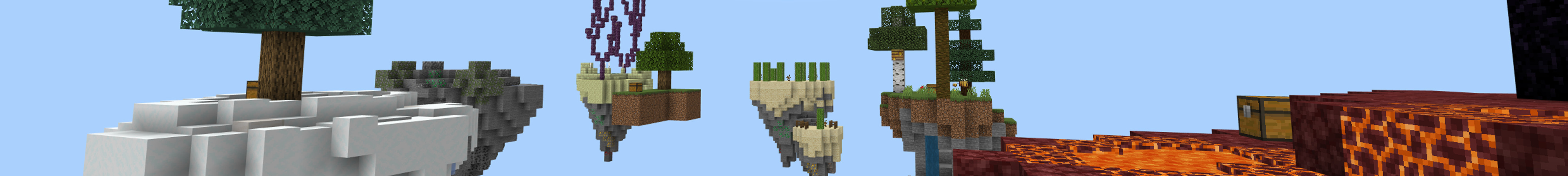 Skyblock On Clouds Panorama
