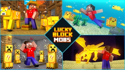 Lucky Block Mobs on the Minecraft Marketplace by Diluvian Lucky Block Mobs on the Minecraft Marketplace by Diluvian