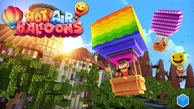 Hot Air Balloons on the Minecraft Marketplace by CubeCraft Games Hot Air Balloons on the Minecraft Marketplace by CubeCraft Games