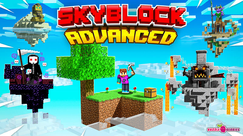 Skyblock Advanced Key Art