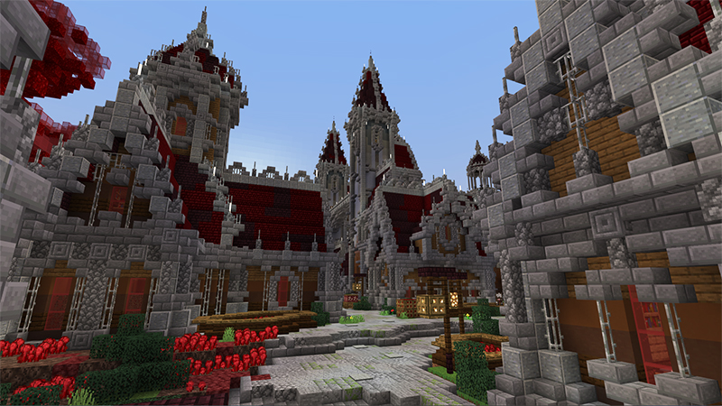 Nether Village by Gearblocks