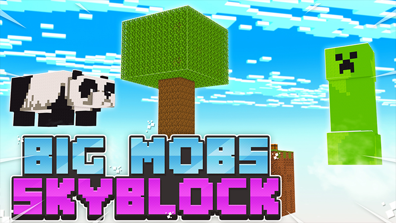 Big Mobs Skyblock Key Art