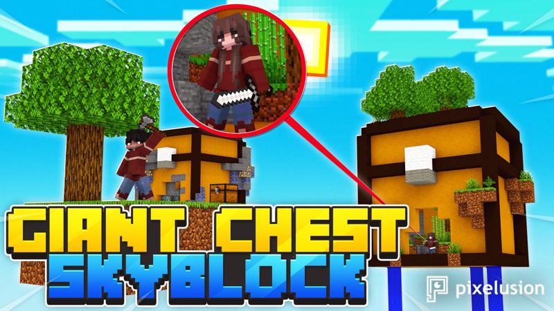 Giant Chest Skyblock Key Art