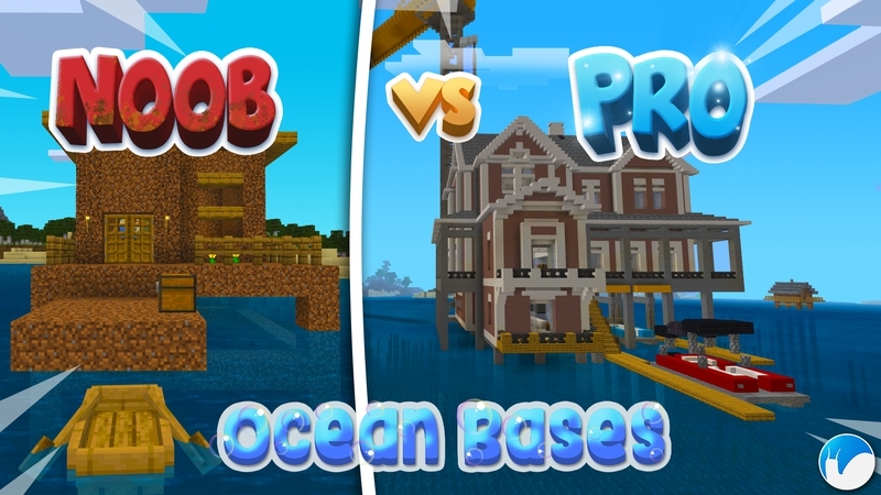 Noob VS Pro Ocean Bases by Snail Studios - Minecraft Marketplace (via ...