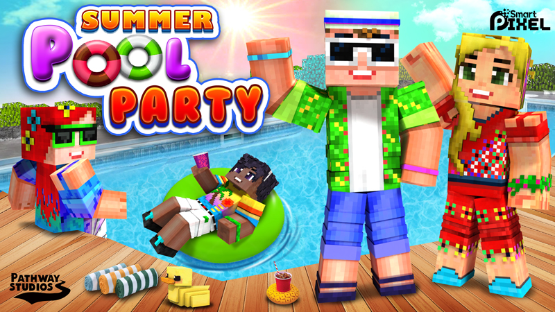 Summer Pool Party Key Art