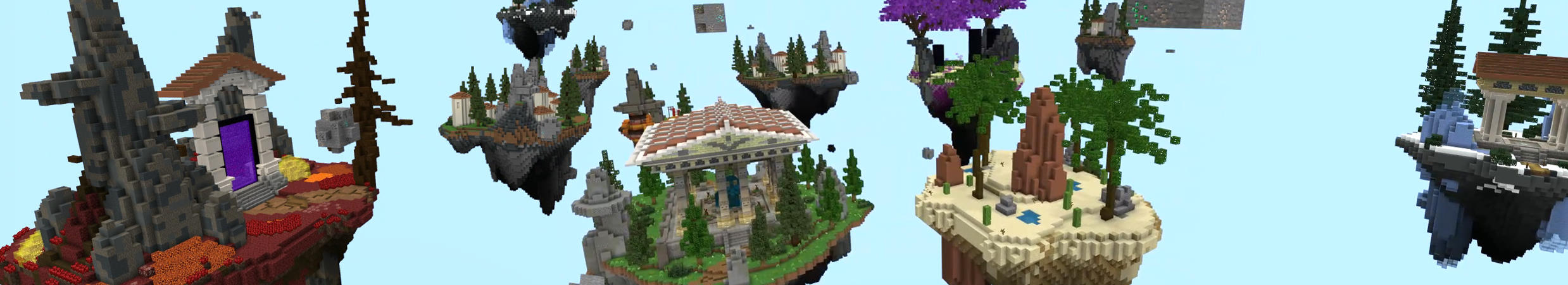 Skyblock Greek Gods Panorama