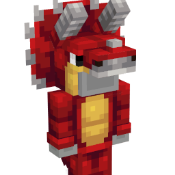 Red Dino Onesie Key Art