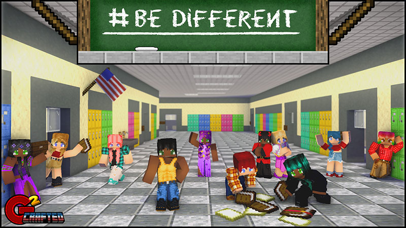 # Be Different Key Art