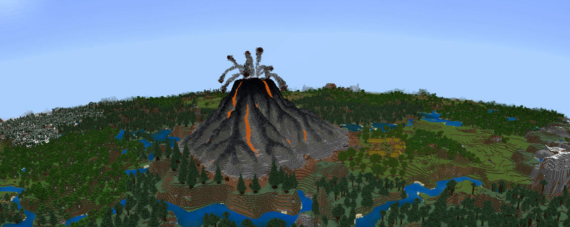 Volcano Secret Base Panorama