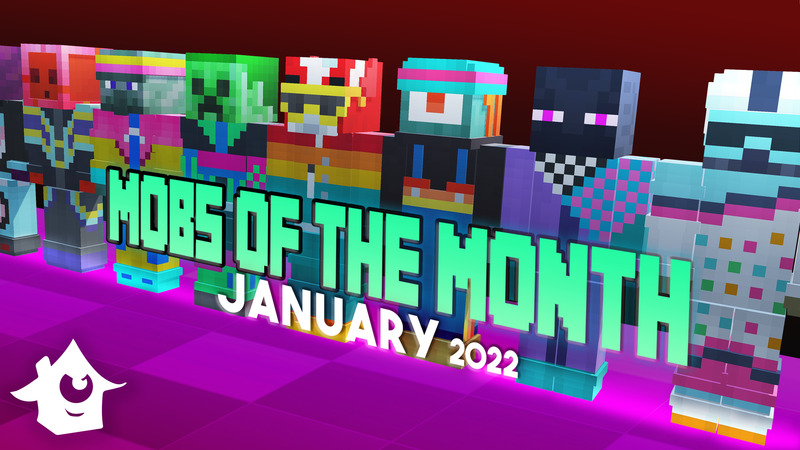 January Mobs of the Month 2022 Key Art