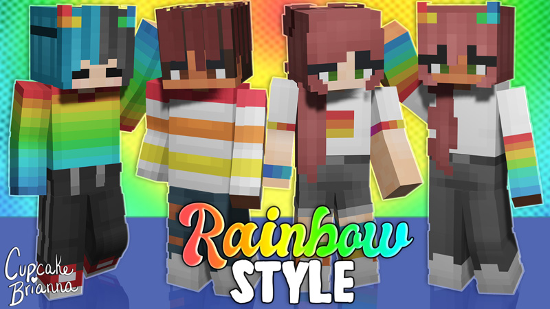 Rainbow Style Skin Pack in Minecraft Marketplace | Minecraft