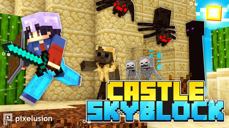 Castle Skyblock Key Art