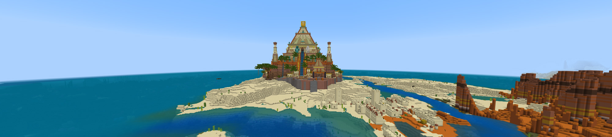 Lucky Block Pyramid Panorama