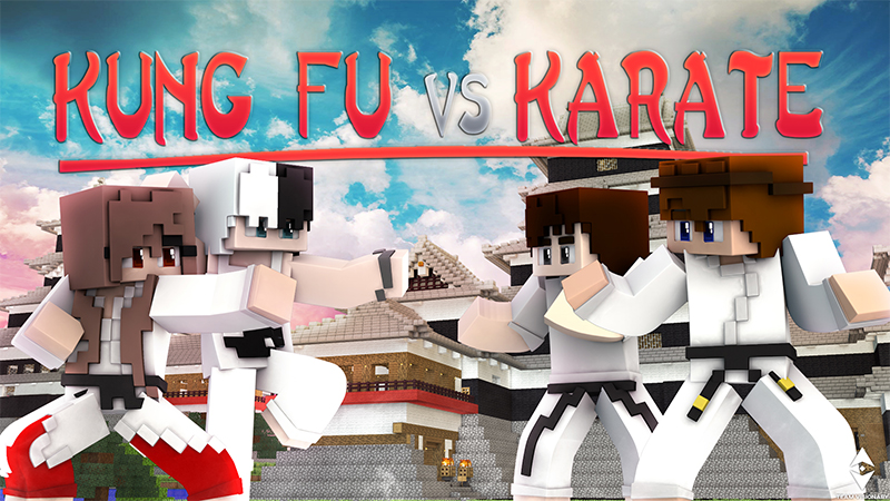 Kung Fu VS Karate Key Art