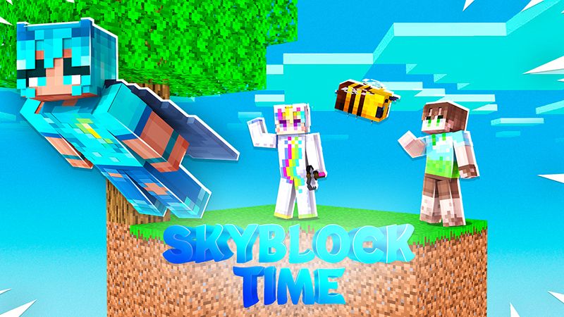 SkyBlock Time Key Art