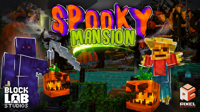 Spooky Mansion Key Art