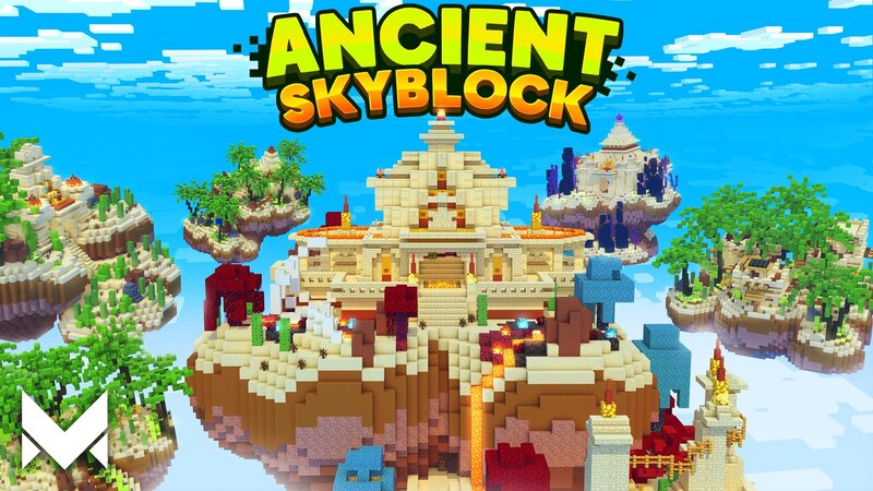 Ancient Skyblock Key Art