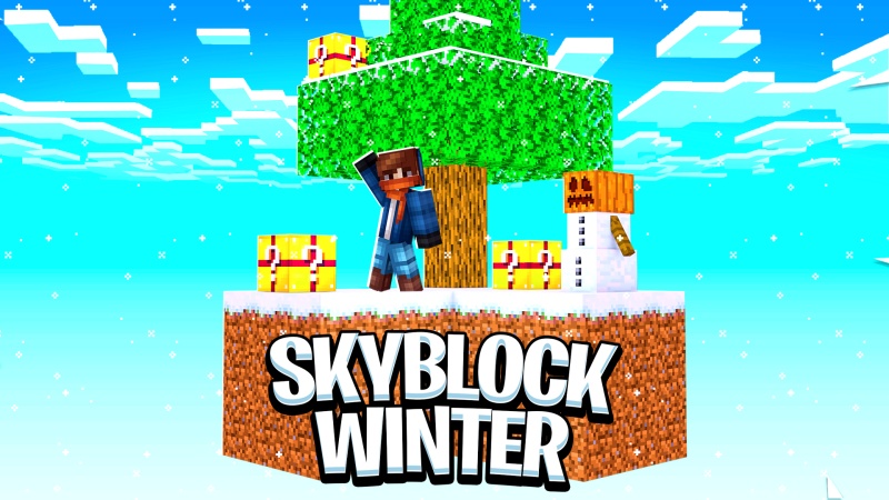 Skyblock Winter Key Art