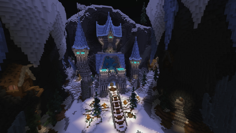Haunted Winter Castle by The Craft Stars