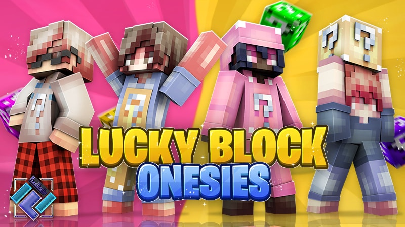 Lucky Block Onesies on the Minecraft Marketplace by PixelOneUp Lucky Block Onesies on the Minecraft Marketplace by PixelOneUp