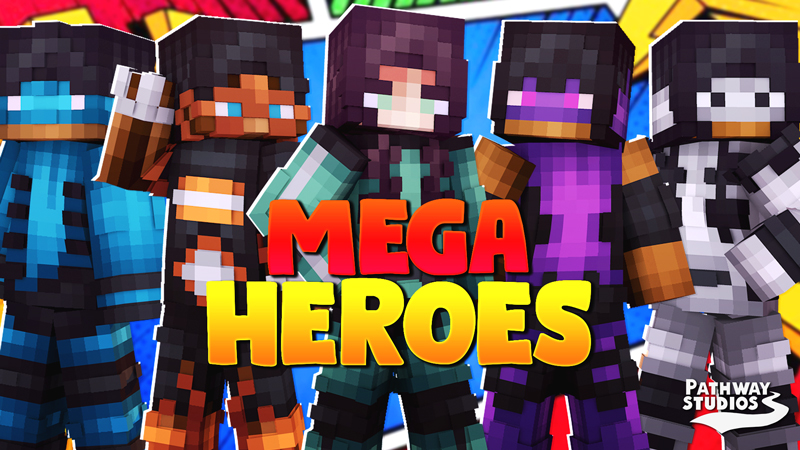 Mega Heroes Key Art