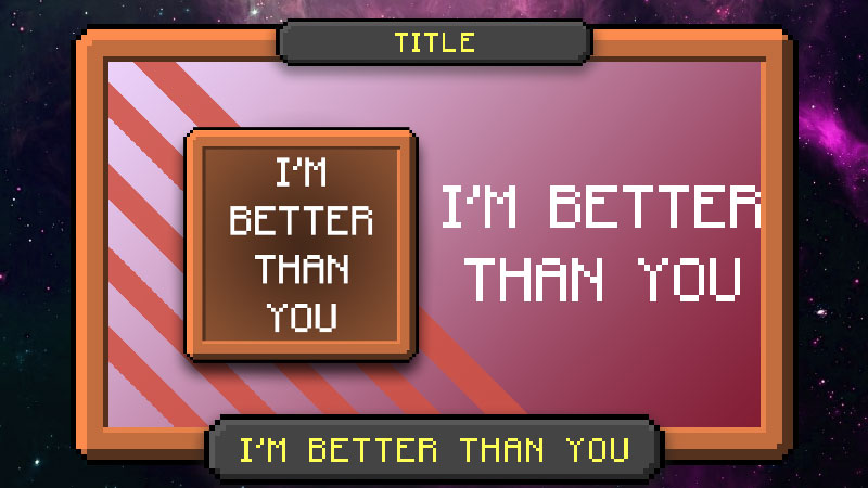 I'm Better Than You Title Key Art