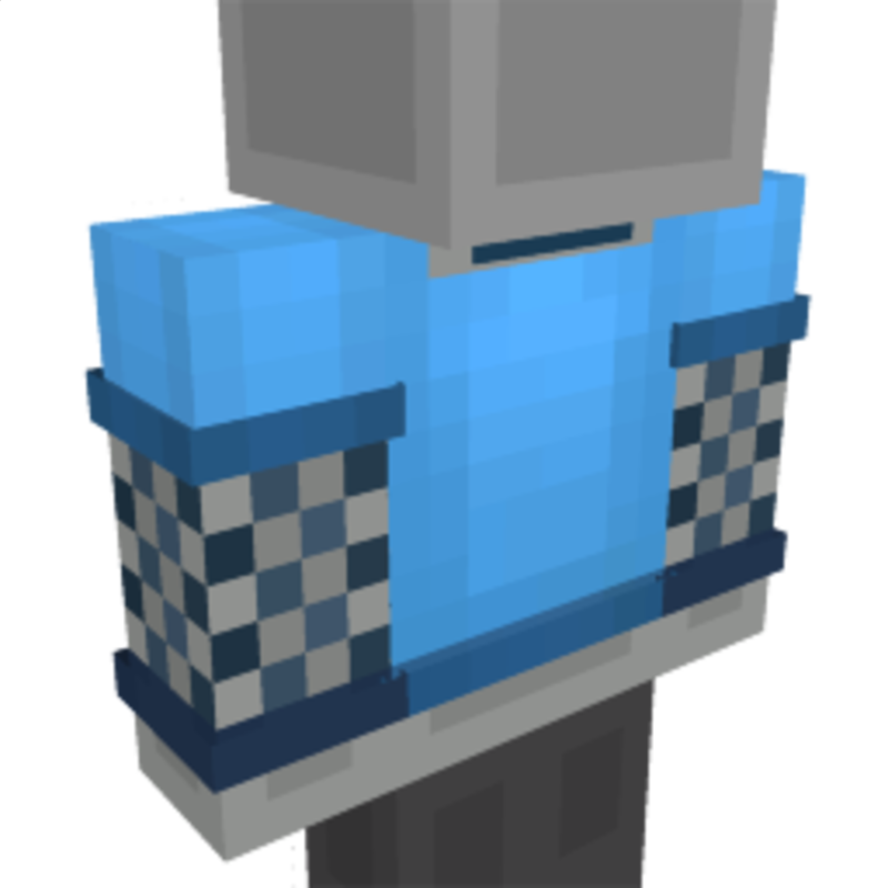 Blue Fishnet Shirt by Impulse - Minecraft Marketplace (via playthismap.com)