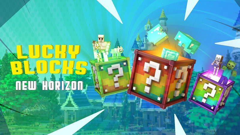 Lucky Blocks New Horizon In Minecraft Marketplace Minecraft
