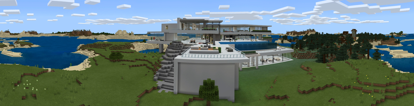 Millionaire Luxury Mansion Panorama