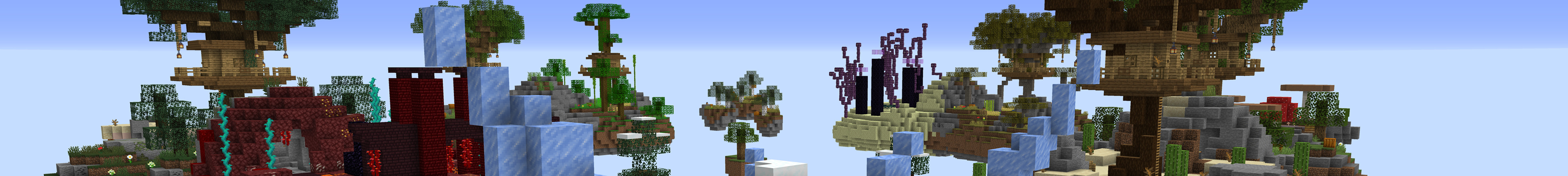 Treehouse Skyblock Panorama