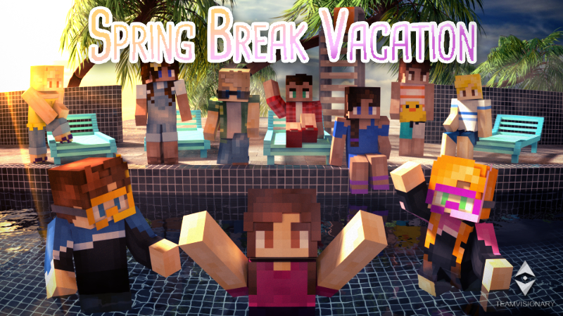 Spring Break Vacation Key Art