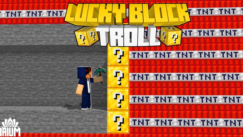 Lucky Block Troll Key Art