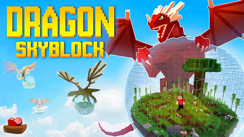 Dragon Skyblock Key Art