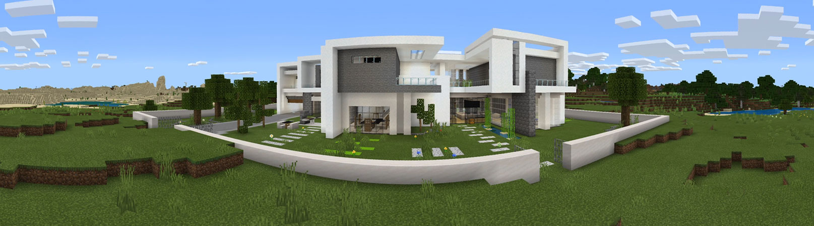 Millionaire Summer Mansion Panorama