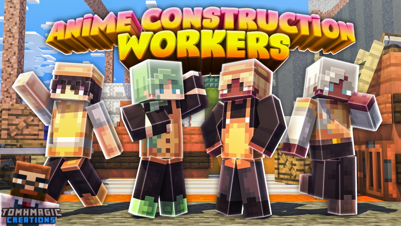 Anime Construction Workers Key Art