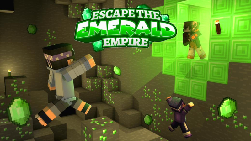 Escape The Emerald Empire In Minecraft Marketplace Minecraft - como tener el mega vip en skywars roblox youtube