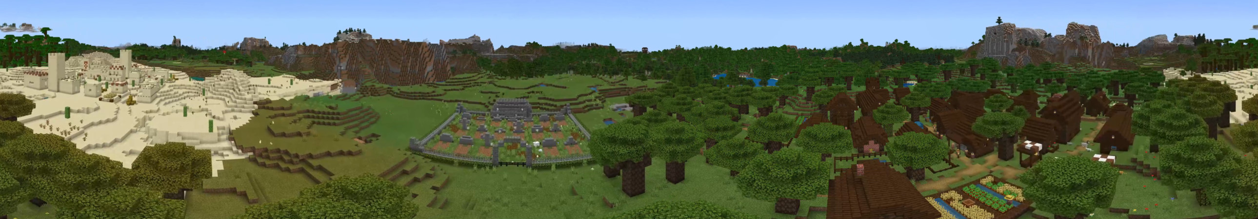 Village Quest Biome Edition Panorama