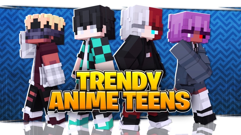 Trendy Anime Teens Key Art