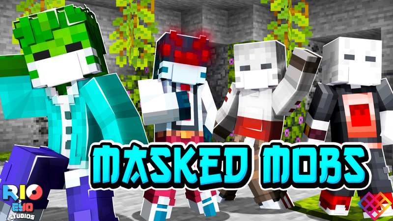 Masked Mobs By Rainbow Theory Minecraft Skin Pack Minecraft Marketplace Via Bedrockexplorer