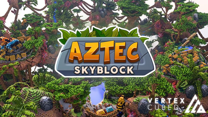 Aztec Skyblock Key Art