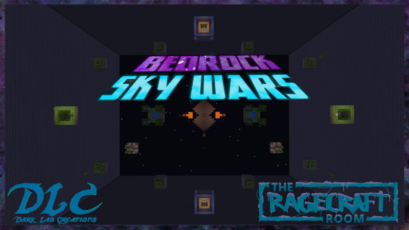 Bedrock Skywars Key Art