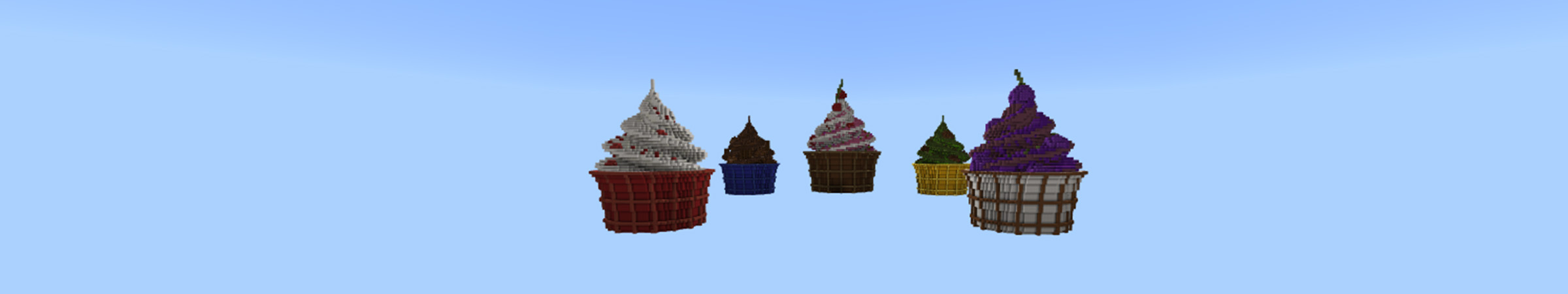 Cupcake Skyblock Panorama