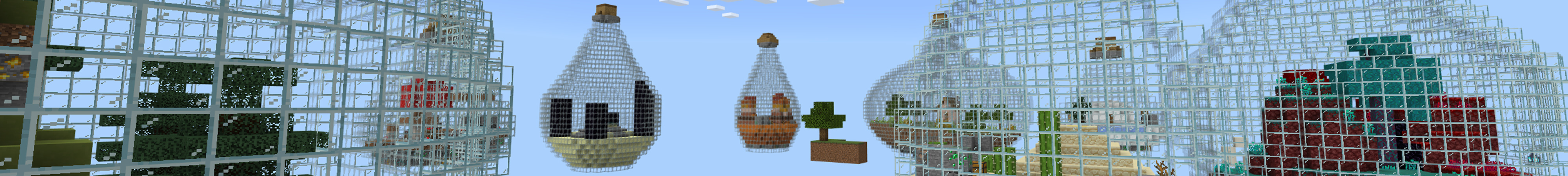 Bottle Skyblock Panorama