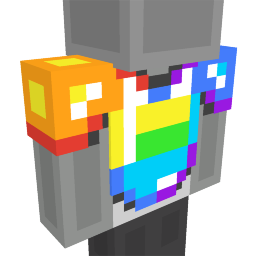Rainbow Chestplate by Blocky - Minecraft Marketplace (via ...
