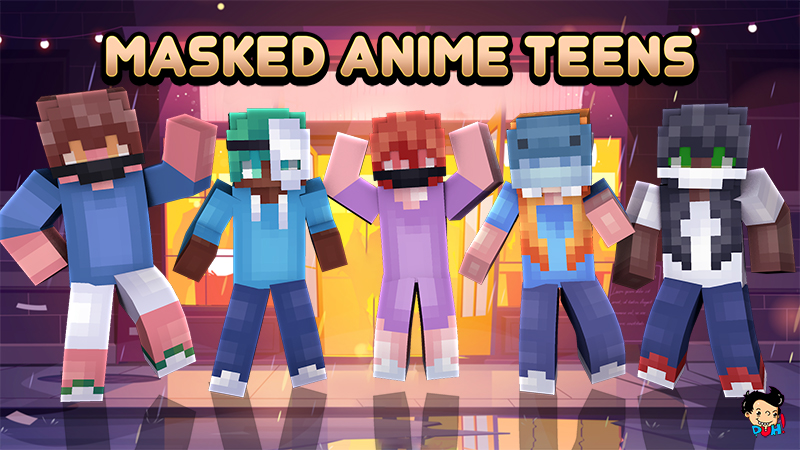 Masked Anime Teens Key Art