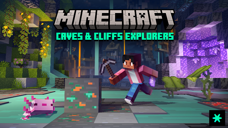 Caves Cliffs Explorers In Minecraft Marketplace Minecraft