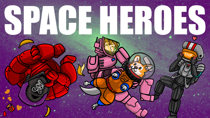 Space Heroes Key Art