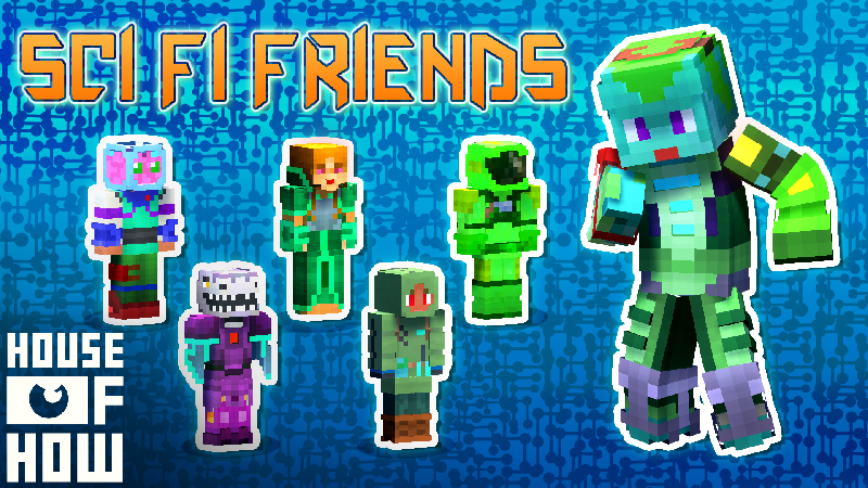 Sci-Fi Friends Key Art