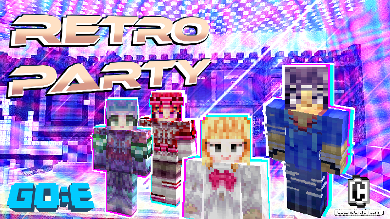 Retro Party - Skin Pack Key Art