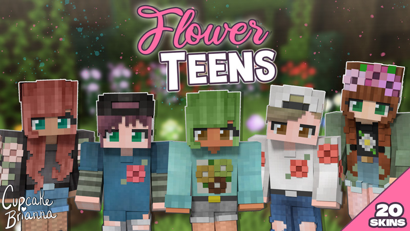 Flower Teens Hd Skin Pack In Minecraft Marketplace Minecraft